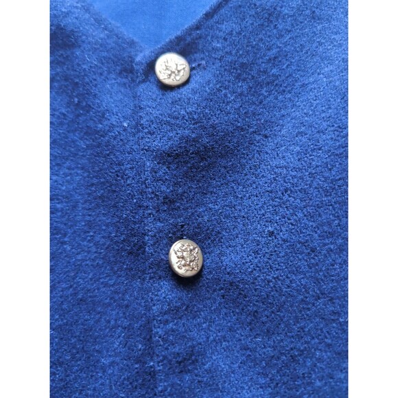 Vintage Muffling Holiday Plaid ROMPER 3T Blue & Red Toddler One Piece - Picture 3 of 11